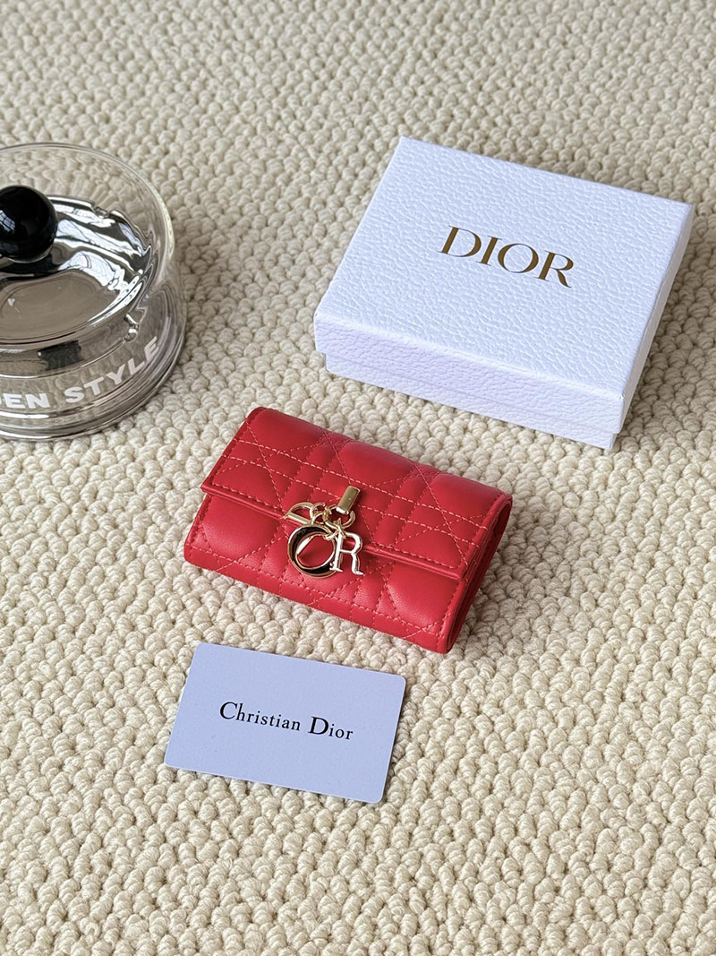 N品 DIOR ディオール財布コピー My Dior Glycine Wallet S0966ONMJ_M18F パッションピンク ゴールド金具 激安優良店 - 画像 (4)