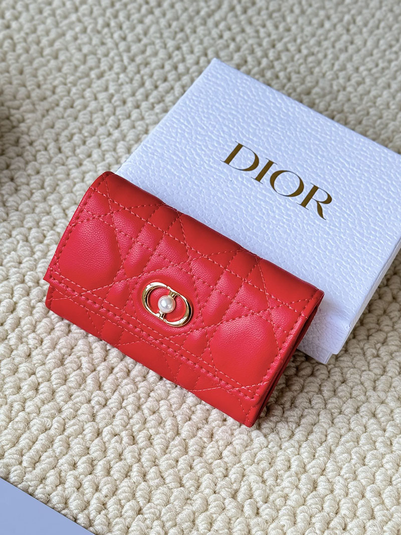 N品 DIOR ディオール財布コピー My Dior Glycine Wallet S3102UWHC_M18F パッションピンク ゴールド金具 激安優良店 - 画像 (6)