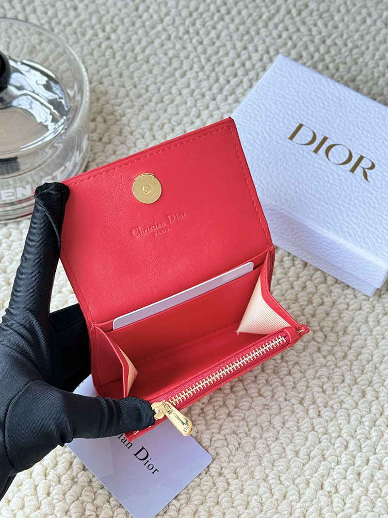 N品 DIOR ディオール財布コピー My Dior Glycine Wallet S3102UWHC_M18F パッションピンク ゴールド金具 激安優良店 - 画像 (2)
