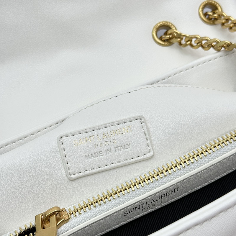N品 YSL サンローラン ルル スモール オフホワイト 494699DV7279207 カーフスキンレザー ゴールド金具 激安優良店 - 画像 (3)