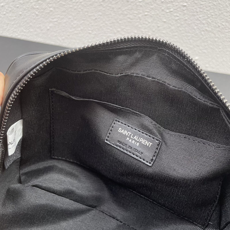 N品 YSL サンローラン ショルダーバッグ ルー カメラバッグ ブラック 761554DV7081000 牛革 ブラック金具 激安優良店 - 画像 (2)