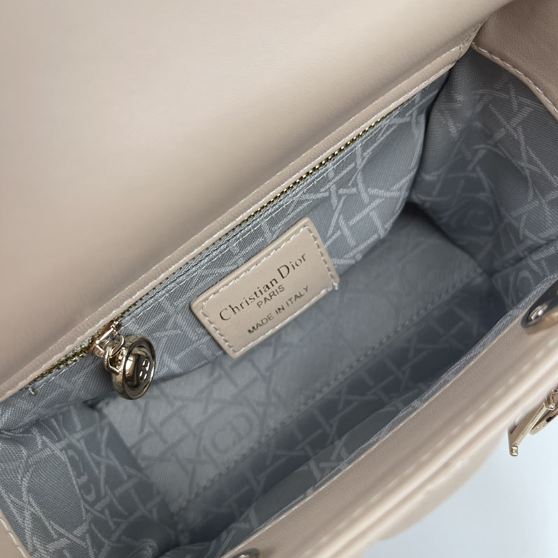 N品 DIOR ディオール Lady Dior バッグ ミニ M0505ONGE_M05N ピンク ゴールド金具 激安優良店 - 画像 (4)