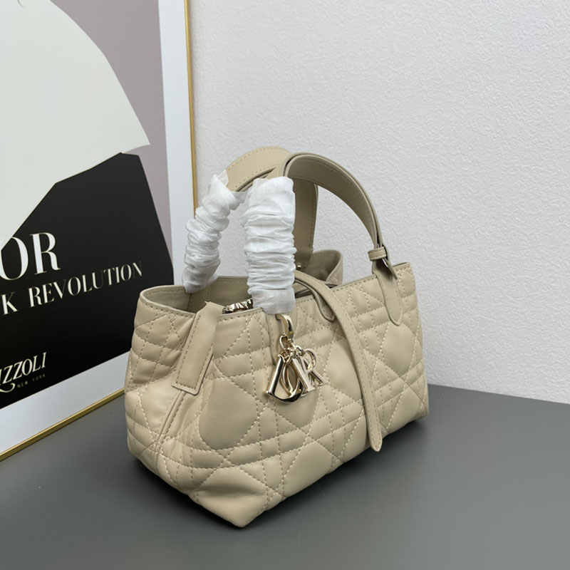 N品 DIOR ディオール Dior Toujours バッグ スモール M2822OSHJ_M51U パウダーベージュ ゴールド金具 激安優良店 - 画像 (8)
