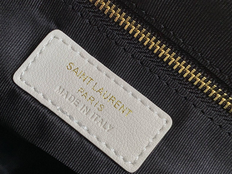 N品 YSL サンローラン バッグ 人気ランキング ルル ミディアム ホワイト 574946DV7272000 ラムスキン ゴールド金具 - 画像 (2)