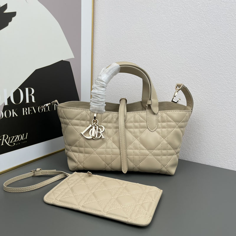 N品 DIOR ディオール Dior Toujours バッグ スモール M2822OSHJ_M51U パウダーベージュ ゴールド金具 激安優良店 - 画像 (2)
