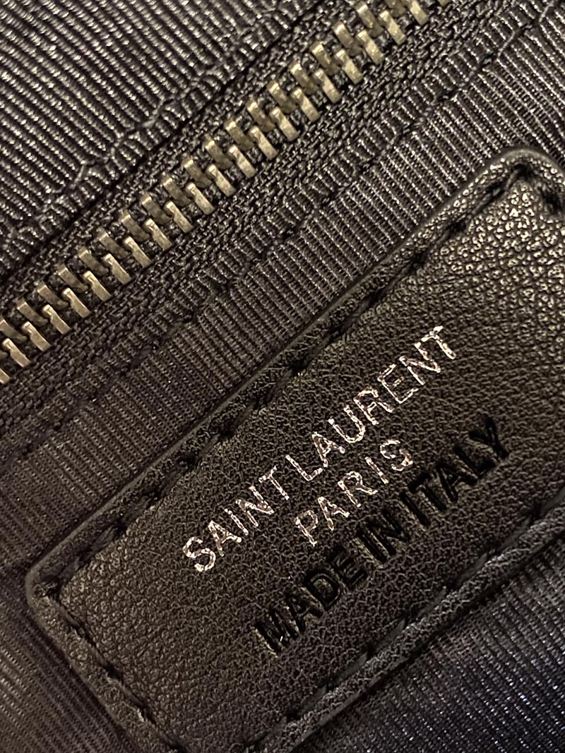 N品 YSL サンローラン バッグ 人気ランキング ルル ミディアム ブラック 574946DV7261000 ラムスキン シルバー金具 - 画像 (2)
