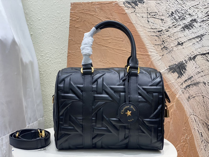 N品 DIOR ディオール Dior Groove 25 バッグ ミディアム M1365UBOL_M900 黒 ブラック ゴールド金具 激安優良店 - 画像 (9)