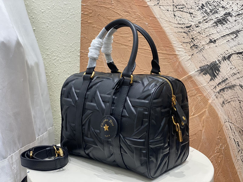 N品 DIOR ディオール Dior Groove 25 バッグ ミディアム M1365UBOL_M900 黒 ブラック ゴールド金具 激安優良店 - 画像 (8)