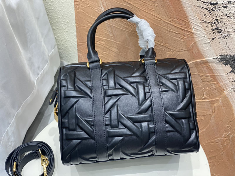 N品 DIOR ディオール Dior Groove 25 バッグ ミディアム M1365UBOL_M900 黒 ブラック ゴールド金具 激安優良店 - 画像 (6)