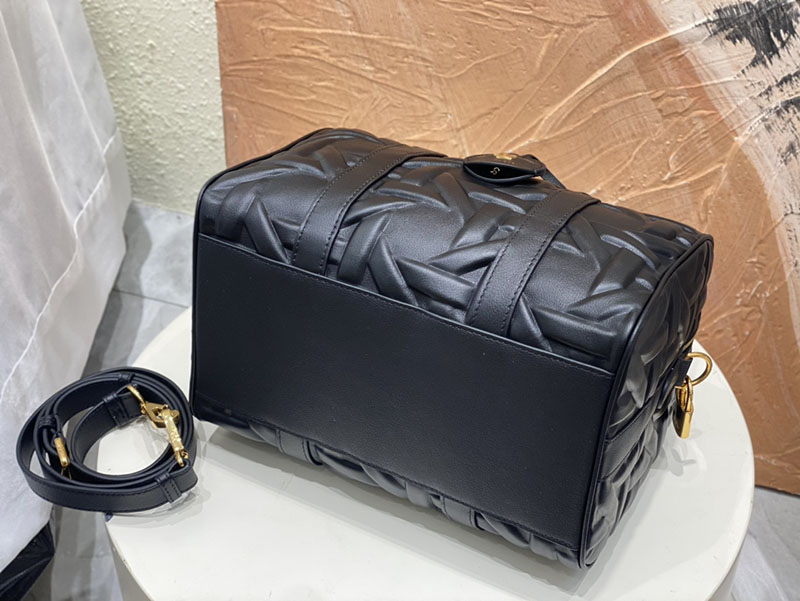 N品 DIOR ディオール Dior Groove 25 バッグ ミディアム M1365UBOL_M900 黒 ブラック ゴールド金具 激安優良店 - 画像 (5)