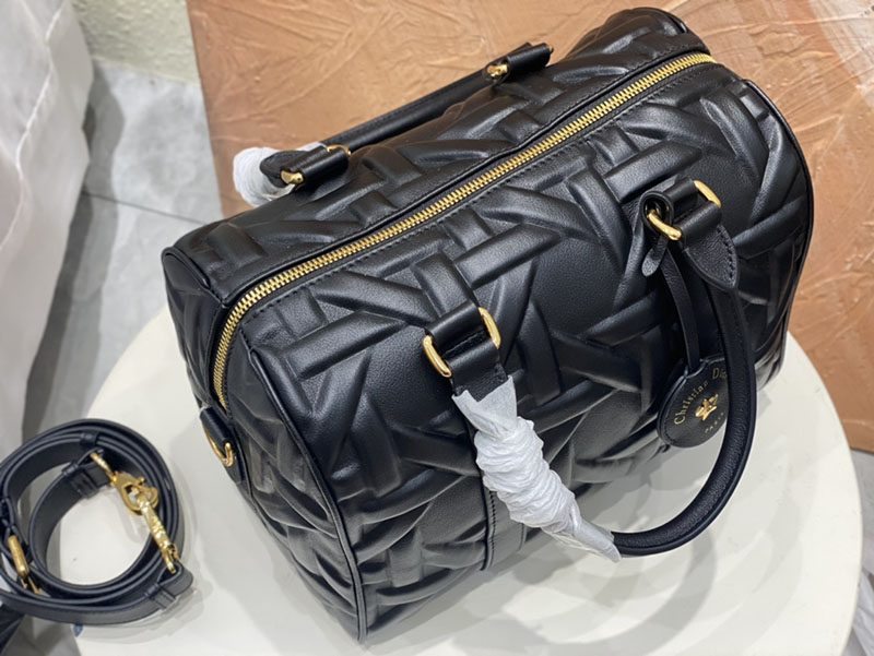 N品 DIOR ディオール Dior Groove 25 バッグ ミディアム M1365UBOL_M900 黒 ブラック ゴールド金具 激安優良店 - 画像 (4)