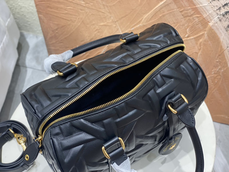 N品 DIOR ディオール Dior Groove 25 バッグ ミディアム M1365UBOL_M900 黒 ブラック ゴールド金具 激安優良店 - 画像 (3)