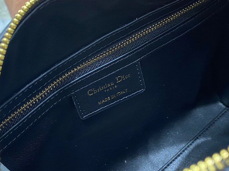 N品 DIOR ディオール Dior Groove 25 バッグ ミディアム M1365UBOL_M900 黒 ブラック ゴールド金具 激安優良店 - 画像 (2)