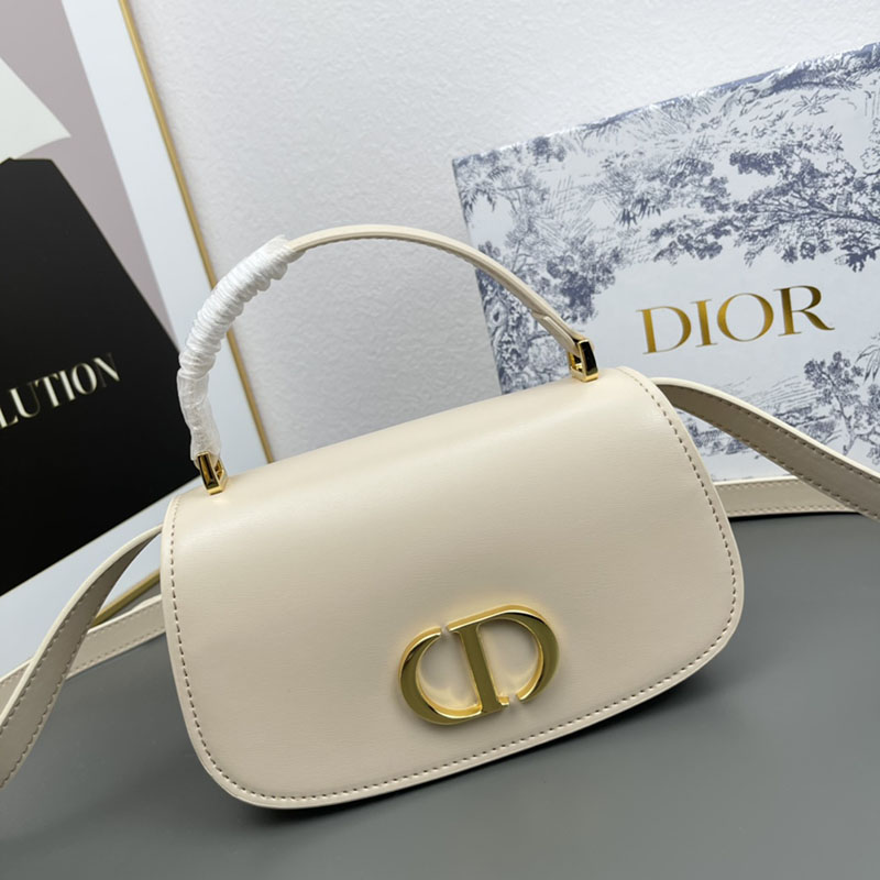 N品 DIOR ディオール 30 Montaigne Avenue トップハンドルバッグ スモール M9370UNQA_M030 ラテ カーフスキン 2024年冬の新作 - 画像 (8)