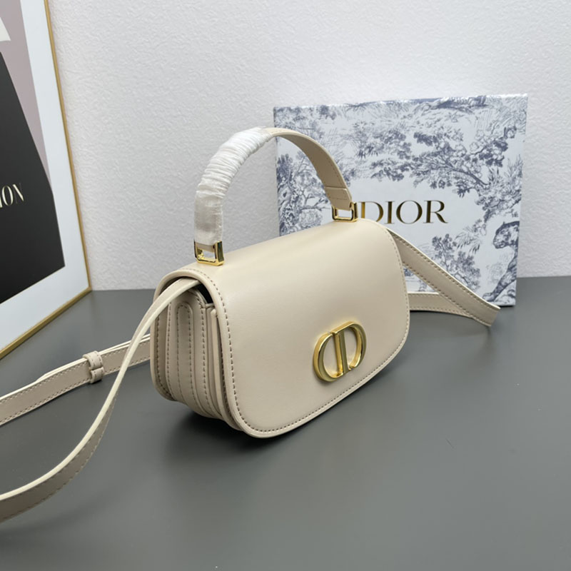 N品 DIOR ディオール 30 Montaigne Avenue トップハンドルバッグ スモール M9370UNQA_M030 ラテ カーフスキン 2024年冬の新作 - 画像 (7)