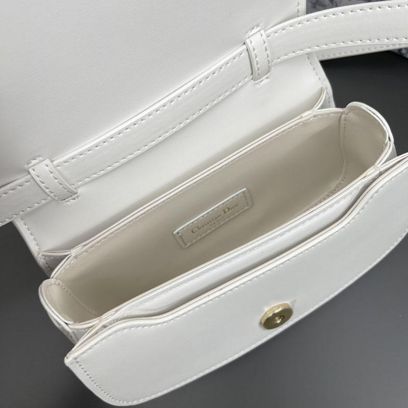 N品 DIOR ディオール 30 Montaigne Avenue トップハンドルバッグ スモール M9370UNQA_M030 ホワイト カーフスキン 2024年冬の新作 - 画像 (4)