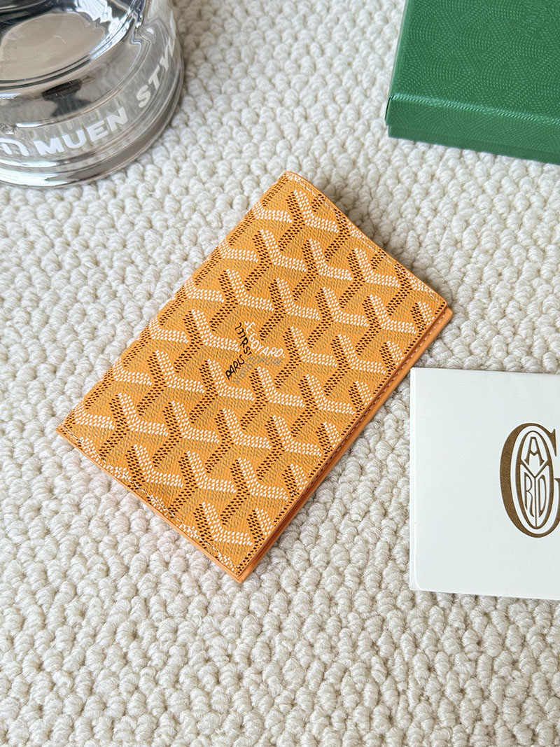 最高級ゴヤールスーパーコピー ゴヤール財布コピー Goyardine Canvas & Vauzelles Calfskin イエロー 2409436 - 画像 (5)
