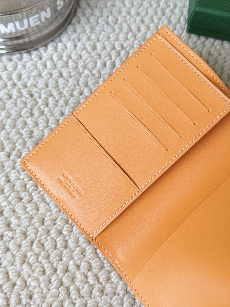 最高級ゴヤールスーパーコピー ゴヤール財布コピー Goyardine Canvas & Vauzelles Calfskin イエロー 2409436 - 画像 (2)