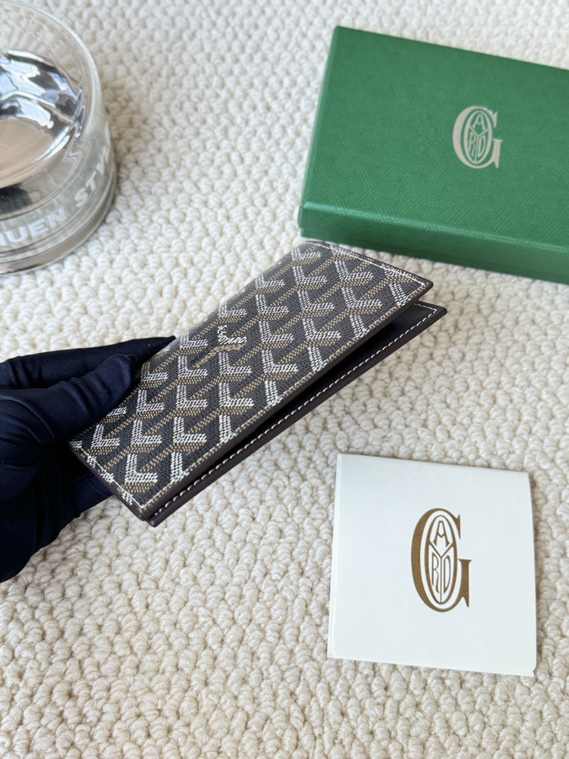 最高級ゴヤールスーパーコピー ゴヤール財布コピー Goyardine Canvas & Vauzelles Calfskin ブラウン 2409437 - 画像 (4)