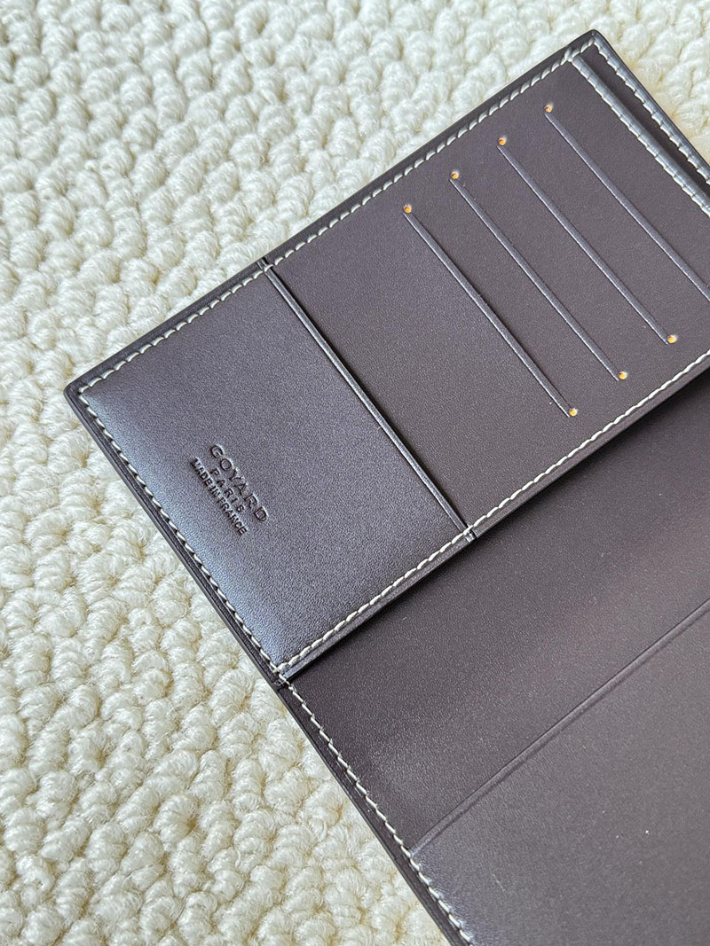最高級ゴヤールスーパーコピー ゴヤール財布コピー Goyardine Canvas & Vauzelles Calfskin ブラウン 2409437 - 画像 (2)
