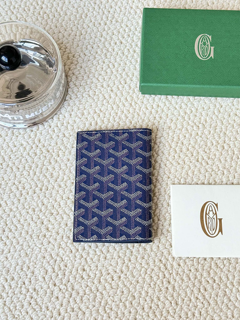 最高級ゴヤールスーパーコピー ゴヤール財布コピー Goyardine Canvas & Vauzelles Calfskin ネイビーブルー 2409439 - 画像 (6)