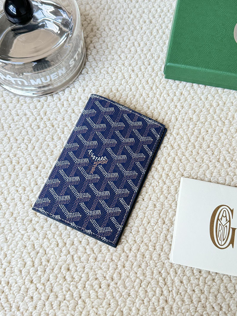 最高級ゴヤールスーパーコピー ゴヤール財布コピー Goyardine Canvas & Vauzelles Calfskin ネイビーブルー 2409439 - 画像 (5)