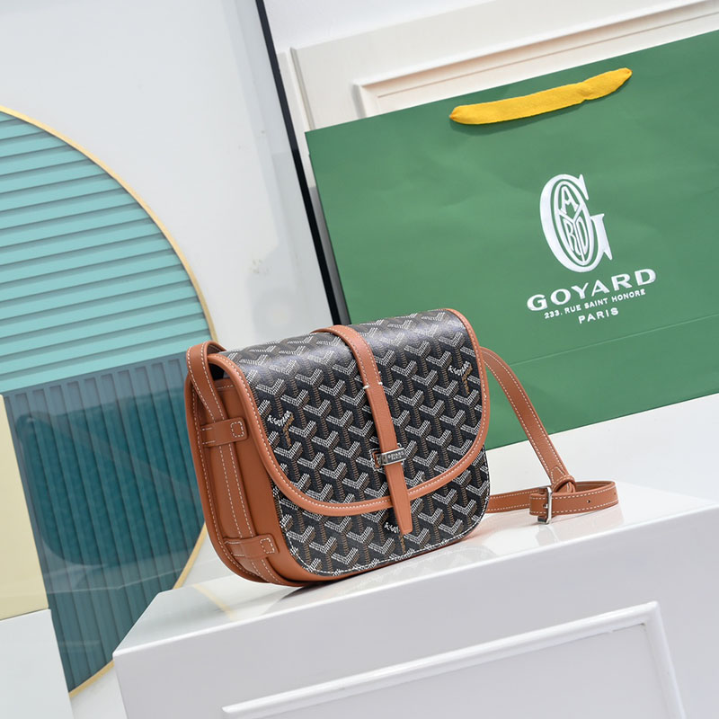 N品 GOYARD ゴヤール ベルヴェデーレPM バッグ BELVE3PMLTY01CG03P ブラック&ナチュラル シルバー金具 激安優良店 - 画像 (9)