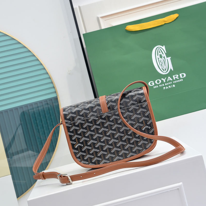 N品 GOYARD ゴヤール ベルヴェデーレPM バッグ BELVE3PMLTY01CG03P ブラック&ナチュラル シルバー金具 激安優良店 - 画像 (8)