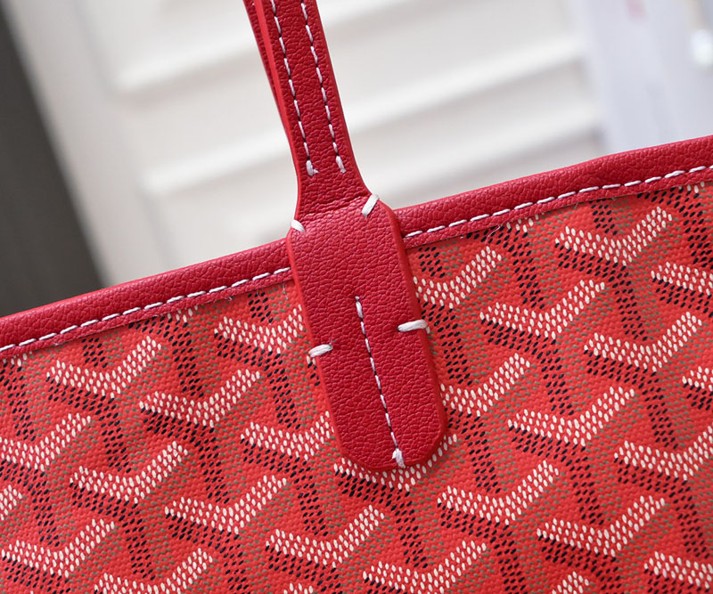 N品 GOYARD ゴヤール トートバッグ アルトワPM バッグ ARTOISPMLTY02CL02P レッド シルバー金具 激安優良店 - 画像 (7)