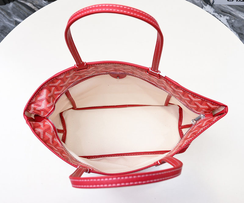 N品 GOYARD ゴヤール トートバッグ アルトワPM バッグ ARTOISPMLTY02CL02P レッド シルバー金具 激安優良店 - 画像 (2)