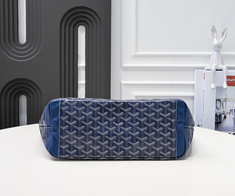 N品 GOYARD ゴヤール トートバッグ アルトワPM バッグ ARTOISPMLTY12CL12P ネイビーブルー シルバー金具 激安優良店 - 画像 (8)