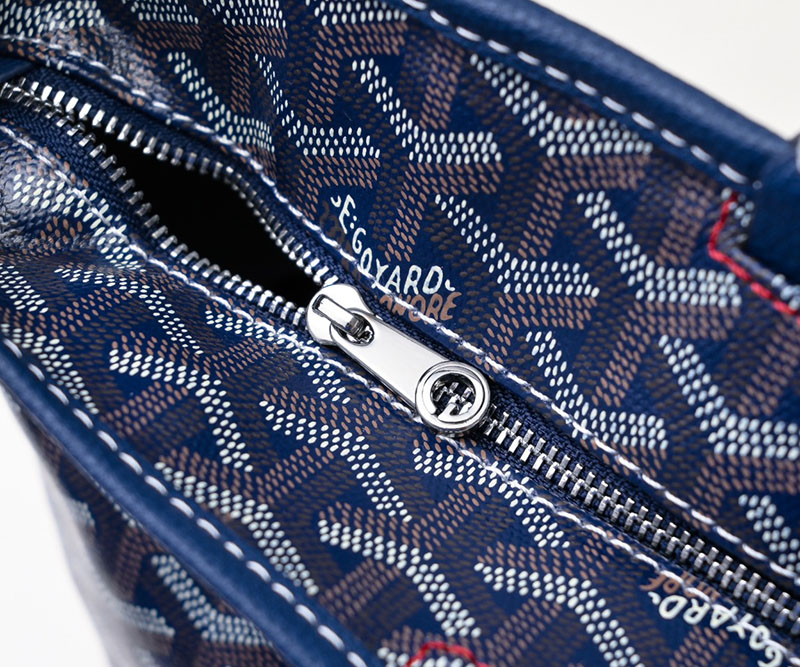 N品 GOYARD ゴヤール トートバッグ アルトワPM バッグ ARTOISPMLTY12CL12P ネイビーブルー シルバー金具 激安優良店 - 画像 (5)