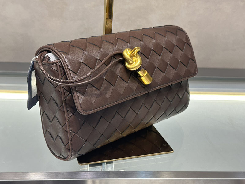 N品 Bottega Veneta ボッテガ・ヴェネタ Andiamo ショルダーバッグ フォンデンテ 9905B1VCPP32132 ラムスキン、カーフ ゴールド金具 激安優良店 - 画像 (7)