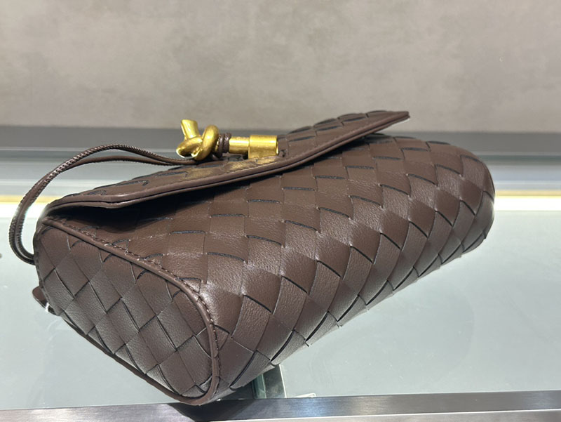 N品 Bottega Veneta ボッテガ・ヴェネタ Andiamo ショルダーバッグ フォンデンテ 9905B1VCPP32132 ラムスキン、カーフ ゴールド金具 激安優良店 - 画像 (6)