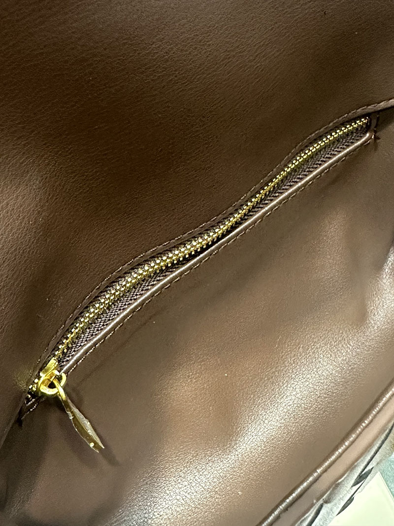 N品 Bottega Veneta ボッテガ・ヴェネタ Andiamo ショルダーバッグ フォンデンテ 9905B1VCPP32132 ラムスキン、カーフ ゴールド金具 激安優良店 - 画像 (2)