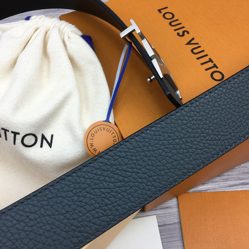 ルイヴィトン ベルト・LV イニシャル 40MM リバーシブル ブラック トリヨンレザー シルバー金具 ヴィトン ベルト メンズ 人気 2410641 - 画像 (8)
