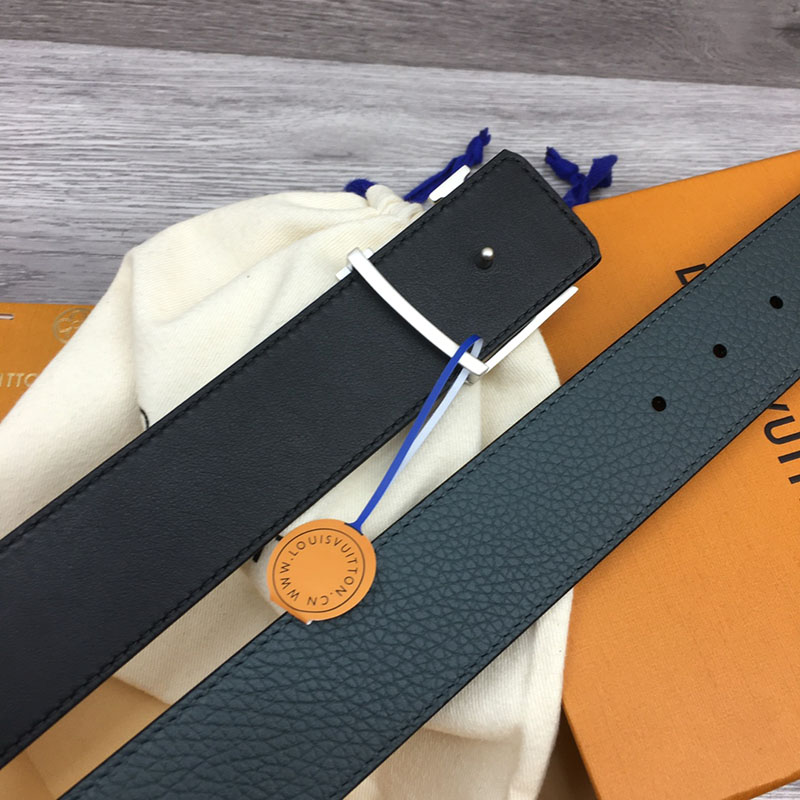 ルイヴィトン ベルト・LV イニシャル 40MM リバーシブル ブラック トリヨンレザー シルバー金具 ヴィトン ベルト メンズ 人気 2410641 - 画像 (6)