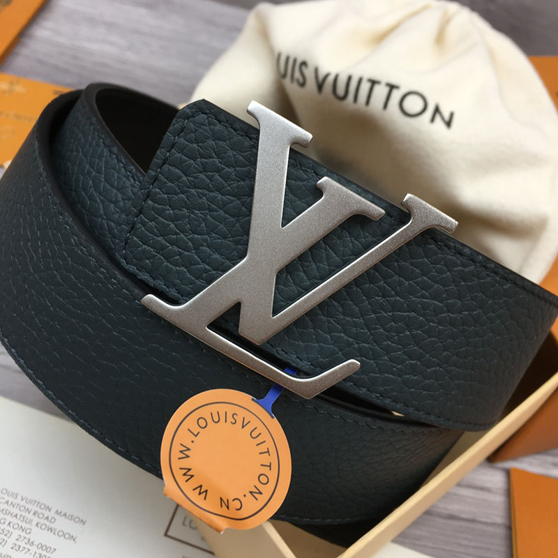 ルイヴィトン ベルト・LV イニシャル 40MM リバーシブル ブラック トリヨンレザー シルバー金具 ヴィトン ベルト メンズ 人気 2410641 - 画像 (3)
