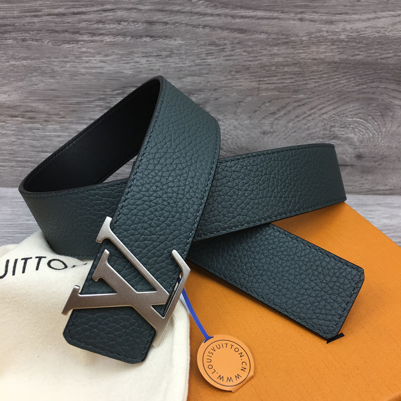 ルイヴィトン ベルト・LV イニシャル 40MM リバーシブル ブラック トリヨンレザー シルバー金具 ヴィトン ベルト メンズ 人気 2410641 - 画像 (2)