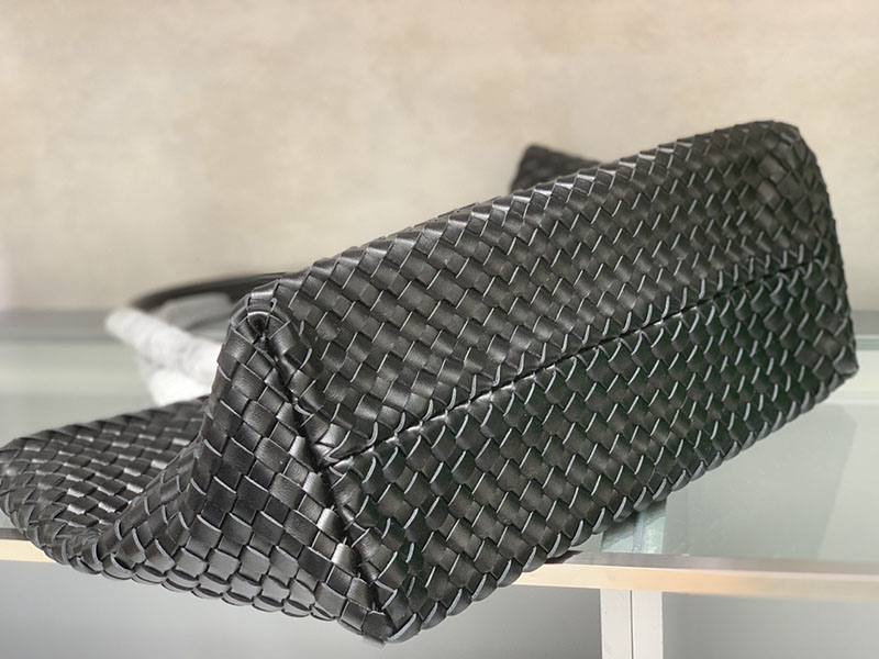 N品 Bottega Veneta ボッテガ・ヴェネタ トートバッグGM 人気 ブラック 608811V91311019 ラムスキン ゴールド金具 激安優良店 - 画像 (5)