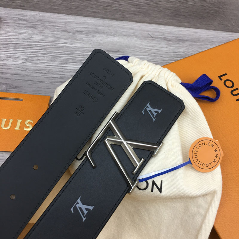 ルイヴィトン ベルト・LV ライン 40MM リバーシブル ブラック モノグラム・キャンバス シルバー金具 ヴィトン ベルト アウトレット 2410674 - 画像 (7)