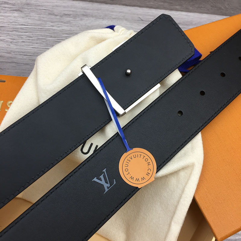 ルイヴィトン ベルト・LV ライン 40MM リバーシブル ブラック モノグラム・キャンバス シルバー金具 ヴィトン ベルト アウトレット 2410674 - 画像 (6)