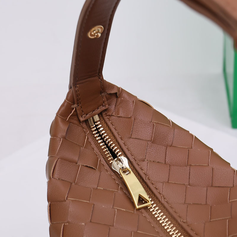N品 Bottega Veneta ボッテガ・ヴェネタ ミニ ウォレス キャラメル 754443V3IV19830 カーフ ゴールド金具 激安優良店 - 画像 (4)