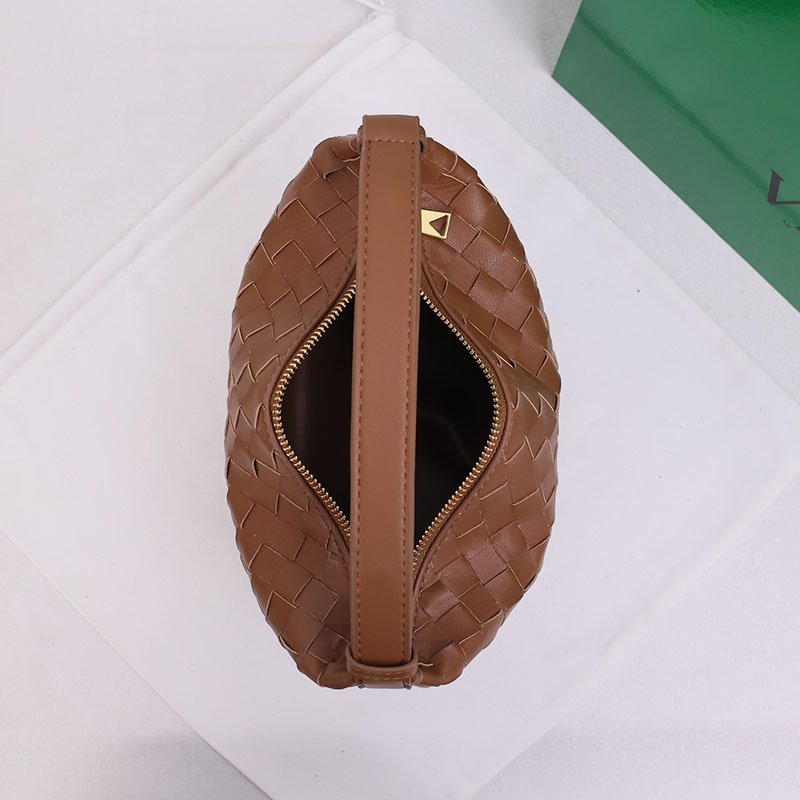 N品 Bottega Veneta ボッテガ・ヴェネタ ミニ ウォレス キャラメル 754443V3IV19830 カーフ ゴールド金具 激安優良店 - 画像 (2)