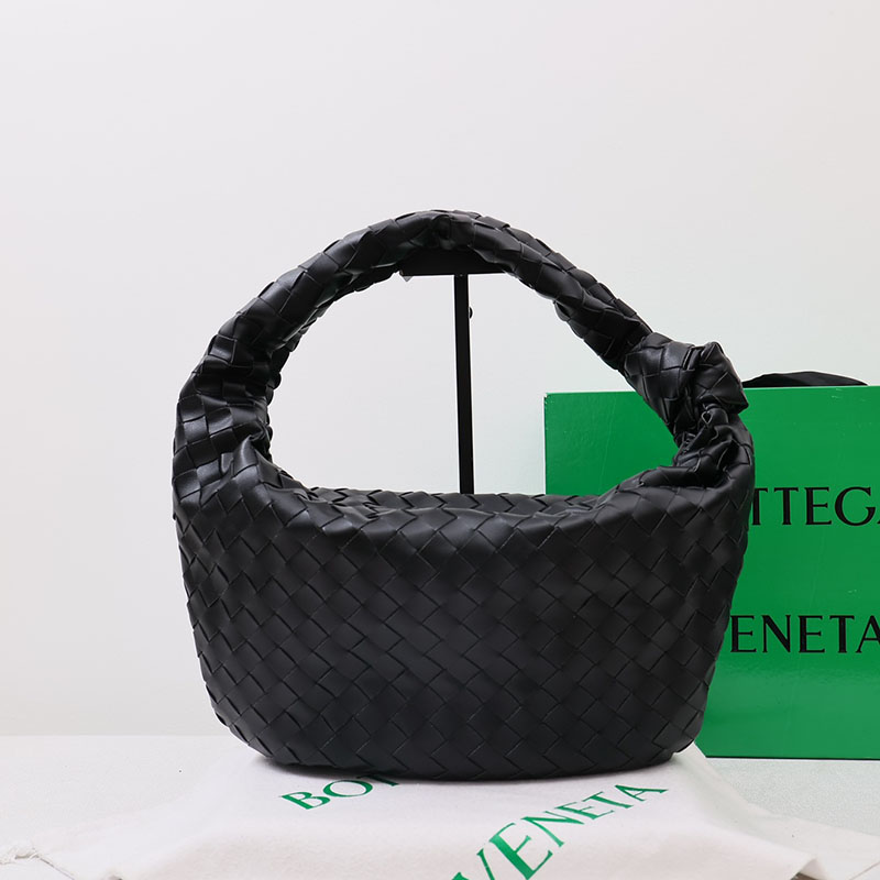 N品 Bottega Veneta ボッテガ・ヴェネタ ティーン ジョディ ブラック 690225VCPP01229 ラムスキン、カーフ ゴールド金具 激安優良店 - 画像 (9)