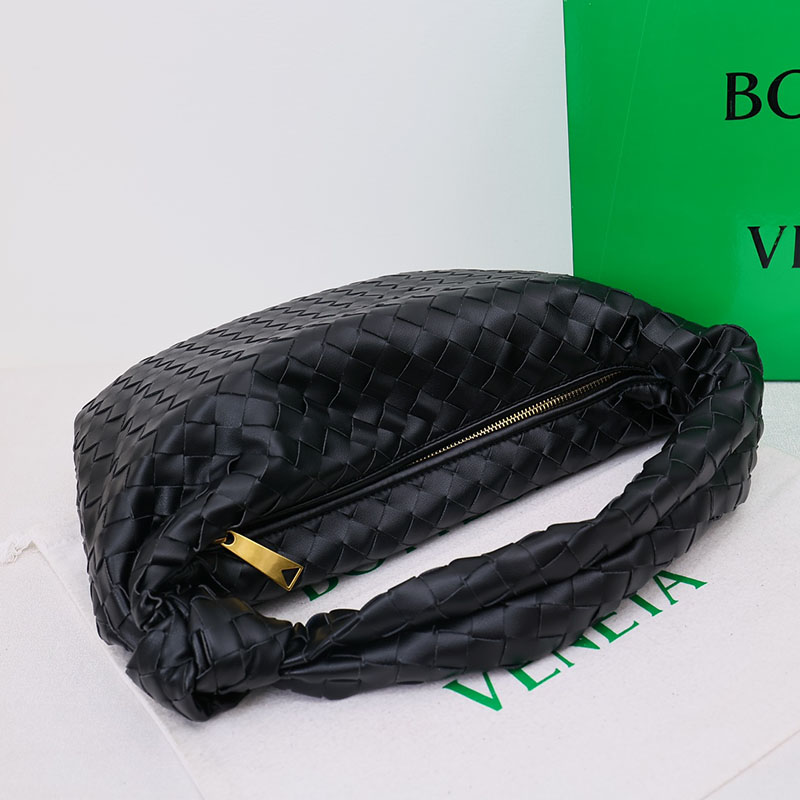 N品 Bottega Veneta ボッテガ・ヴェネタ ティーン ジョディ ブラック 690225VCPP01229 ラムスキン、カーフ ゴールド金具 激安優良店 - 画像 (6)