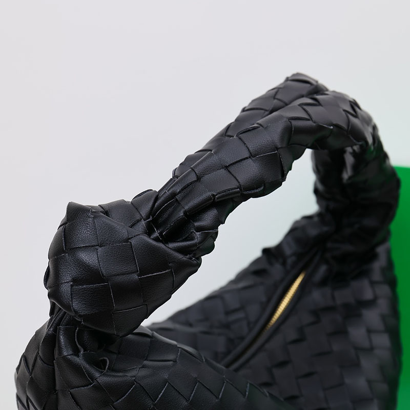 N品 Bottega Veneta ボッテガ・ヴェネタ ティーン ジョディ ブラック 690225VCPP01229 ラムスキン、カーフ ゴールド金具 激安優良店 - 画像 (5)