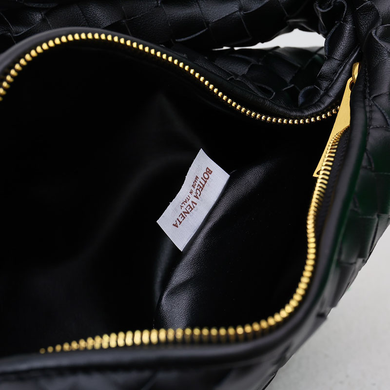 N品 Bottega Veneta ボッテガ・ヴェネタ ティーン ジョディ ブラック 690225VCPP01229 ラムスキン、カーフ ゴールド金具 激安優良店 - 画像 (2)