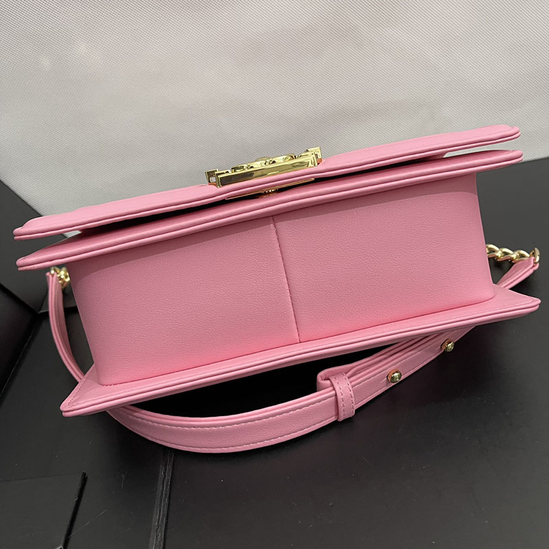 最高級シャネルスーパーコピー シャネルバッグコピー ボーイシャネル25 チェーンショルダーバッグ ピンク A67086 ラムスキン ゴールド金具 2411158 - 画像 (5)