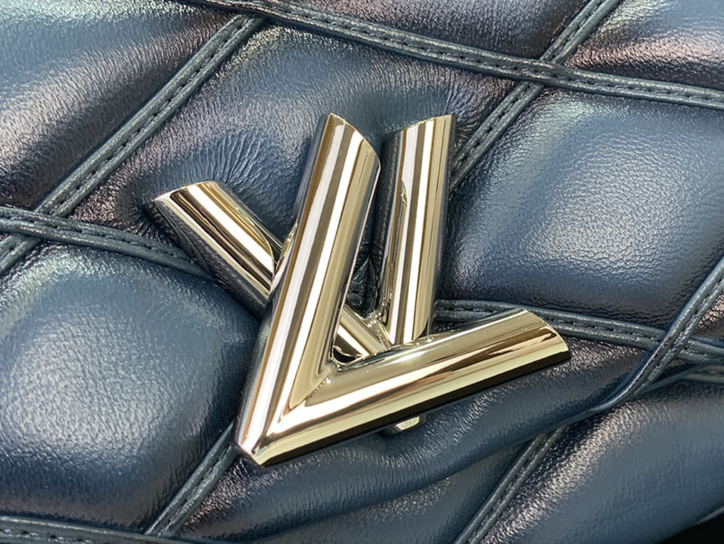 ルイヴィトン 新作バッグ 2025 レディース 人気 GO-14 PM デニム ブルー M12434 ラムレザー ゴールド金具 - 画像 (6)